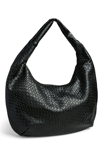 Braided shopper, Black 